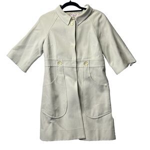 Penguins Original by Munsingwear Coat Size 4 Mod Go Go Preppy Classic Silk Blend